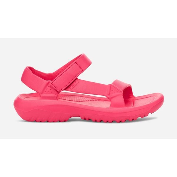 Klapki damskie Teva Hurricane Drift. Czerwone klapki Teva, bez wzorów, bez obcasa. Za 218.50 zł.