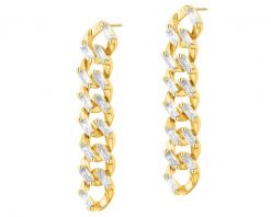 Kolczyki z mosiądzu pozłacane z cyrkoniami. Kolczyki Artelioni, z cyrkonią, pozłacane. Za 159.00 zł.