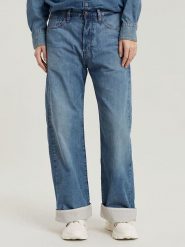 G-Star Dżinsy - Comfort fit - w kolorze niebieskim rozmiar: W33/L32. Niebieskie jeansy G-Star, l, z aplikacjami, z podwyższonym stanem. Za 251.53 zł.