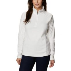 Bluza sportowa damska Columbia Glacial IV Half Zip Fleece. Białe bluzy Columbia, m, bez wzorów, bez kaptura. Za 99.99 zł.