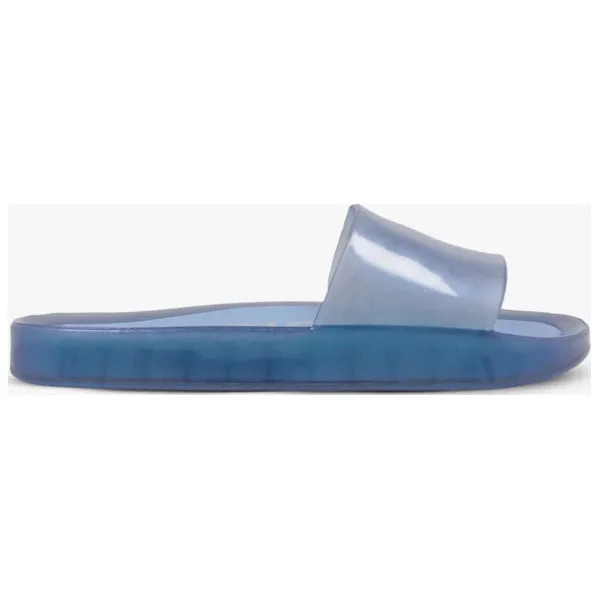 Symbiosis Klapki Katia buty damskie, niebieski, rozmiar 6. Niebieskie klapki Symbiosis, bez wzorów, z materiału, bez obcasa. W wyprzedaży za 50.99 zł.