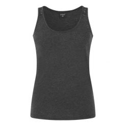 Damski tank top Protest Impulses. Czarne topy Protest, bez wzorów, bez kołnierzyka, bez ramiączek. Za 173.00 zł.