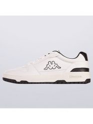 Kappa Skórzane sneakersy "Coda Low" w kolorze biało-czarnym rozmiar: 39. Białe trampki Kappa, bez wzorów, bez zapięcia. Za 92.42 zł.