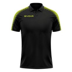 Polo Sportowe Givova Czarny L - Lekki i Oddychający. Czarne koszulki polo Givova, bez wzorów, bez ramiączek. Za 178.99 zł.