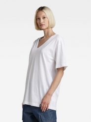 G-Star Raw T-Shirt D22746-C539-110 Biały Relaxed Fit. Białe t-shirty G-Star Raw, xs, bez wzorów, z bawełny, bez kołnierzyka, bez ramiączek. Za 149.99 zł.