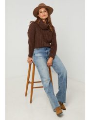 L'armoire de Suzette Golf w kolorze brązowym rozmiar: 34/36. Brązowe golfy L'armoire de Suzette, l, bez wzorów, bez ramiączek. Za 104.99 zł.