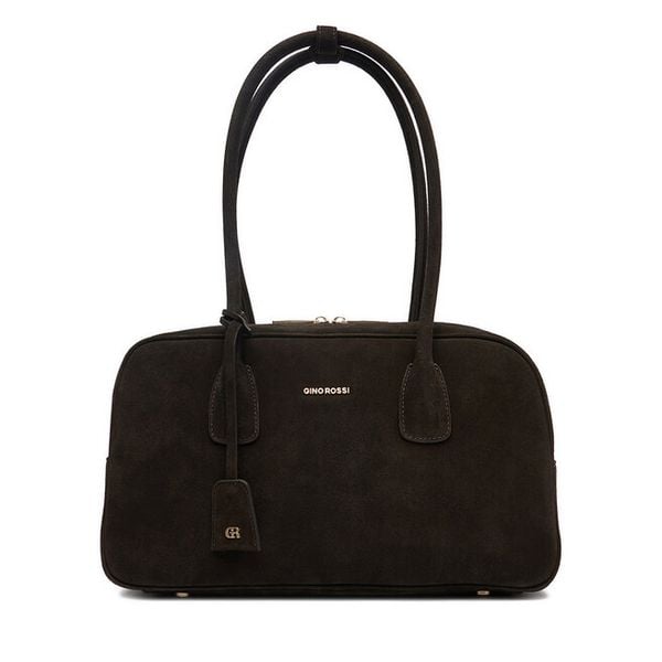 Torebka GINO ROSSI. Brązowe torebki klasyczne Gino Rossi, bez wzorów, bez dodatków. Za 399.99 zł.