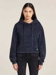 G-Star Bluza w kolorze granatowym rozmiar: XL. Niebieskie bluzy G-Star, xl, bez wzorów, z bawełny, z kapturem. Za 198.10 zł.
