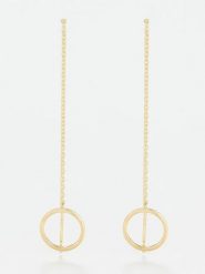 OR ÉCLAT Złote kolczyki "Cercles immaginaires" rozmiar: onesize. Żółte kolczyki OR ÉCLAT, złote. Za 434.99 zł.