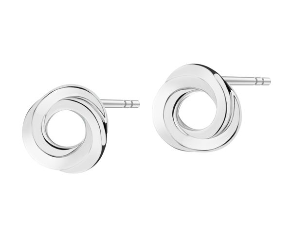 Kolczyki srebrne - koła. Szare kolczyki Apart, srebrne. Za 109.00 zł.