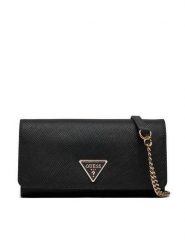 Guess Torebka Noelle (ZG) Mini-Bags HWZG78 79750 Czarny. Czarne listonoszki Guess, z aplikacjami, ze skóry, bez dodatków. Za 239.99 zł.