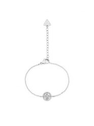 Guess Bransoletka JUBB06 397JW Srebrny. Szare bransoletki Guess, srebrne. Za 249.99 zł.
