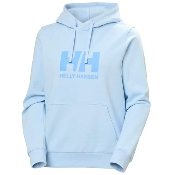 Bluza damska z kapturem Helly Hansen LOGO. Niebieskie bluzy Helly Hansen, na lato, xs, bez wzorów, z bawełny, z kapturem. Za 330.00 zł.