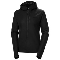 Bluza damska z kapturem Helly Hansen Odin Breeze. Czarne bluzy Helly Hansen, xl, bez wzorów, z materiału, z kapturem. Za 653.50 zł.