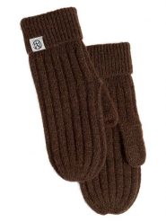 MOSS COPENHAGEN Rękawiczki "Hope" w kolorze brązowym rozmiar: onesize. Brązowe rękawiczki Moss Copenhagen, bez wzorów, z materiału. Za 82.99 zł.