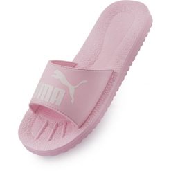Puma Purecat Kapcie w Perłowym Różu - Damskie 40.5. Czerwone obuwie domowe Puma, bez wzorów, z syntetyku, bez zapięcia. Za 59.00 zł.