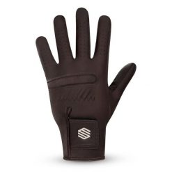 Rękawica golfowa Siroko Fescue Dark Brown Left. Brązowe rękawiczki SIROKO, bez wzorów, ze skóry, sportowe. Za 97.00 zł.
