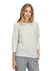 BETTY & CO Bluzka w kolorze kremowym rozmiar: M. Brązowe bluzki Betty & Co, m, bez wzorów, bez kołnierzyka, bez ramiączek. Za 109.95 zł.