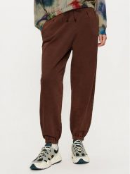Deha Spodnie dresowe C12165 Brązowy Regular Fit. Brązowe spodnie dresowe Deha, s, bez wzorów, z bawełny. Za 359.99 zł.