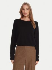 Kontatto Sweter 3M0820C Czarny Regular Fit. Czarne swetry Kontatto, m, bez wzorów, z syntetyku, bez ramiączek. Za 319.99 zł.