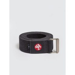 Pasek do jogi Manduka aligN 243cm. Szare paski Manduka, bez wzorów, sportowe. Za 99.99 zł.