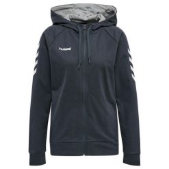 Bluza do piłki ręcznej damska Hummel hmlGO Zip z kapturem. Brązowe bluzy Hummel, na jesień, m, bez wzorów, z kapturem. Za 135.00 zł.
