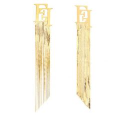 Kolczyki Elisabetta Franchi. Żółte kolczyki Elisabetta Franchi, złote. Za 989.99 zł.