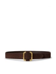 LAUREN RALPH LAUREN Pasek 412951457008 Brązowy ciemny. Brązowe paski Lauren Ralph Lauren, bez wzorów, ze skóry. Za 419.99 zł.