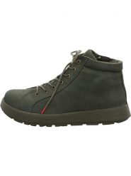 Think! Skórzane botki w kolorze khaki rozmiar: 39. Brązowe botki Think!, bez wzorów, bez obcasa, bez zapięcia. Za 370.95 zł.