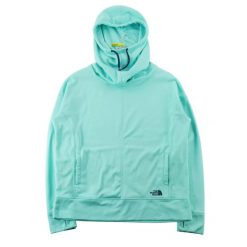 Second life - Bluza z kapturem damska z otworami na kciuki - Stan dobry. Niebieskie bluzy The North Face, xl, bez wzorów, z kapturem. Za 143.46 zł.
