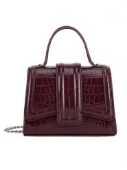 DeeZee Torebka MDP-L-009-06 Bordowy. Czerwone torebki klasyczne DeeZee, bez wzorów, z materiału, bez dodatków. Za 129.99 zł.