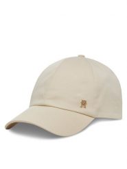 Tommy Hilfiger Czapka z daszkiem Elevated Chic Soft Cap AW0AW17138 Écru. Czapki TOMMY HILFIGER, bez wzorów, z bawełny. Za 139.99 zł.