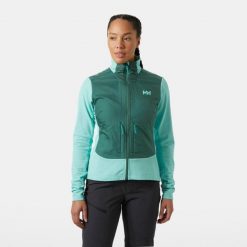 Damska bluza hybrydowa Helly Hansen Versalite. Niebieskie bluzy Helly Hansen, bez wzorów, z polaru, bez kaptura. Za 496.50 zł.