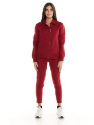 Bluza z zamek błyskawiczny na co dzień na siłownię. Brązowe bluzy LEONE 1947 APPAREL, xl, bez wzorów, z dresówki, bez kaptura. Za 252.56 zł.