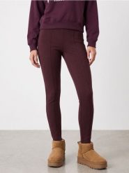 Legginsy z domieszką wiskozy - czerwony. Czerwone legginsy Sinsay, l, bez wzorów, z wiskozy. Za 39.99 zł.