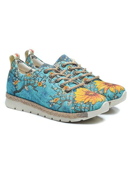 Goby Sneakersy w kolorze niebieskim rozmiar: 37. Niebieskie trampki Goby, bez wzorów, bez zapięcia. Za 183.59 zł.