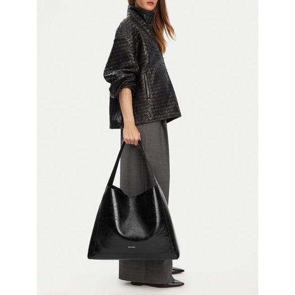 Torebka GINO ROSSI. Czarne shopper Gino Rossi, bez wzorów, bez dodatków. Za 299.99 zł.