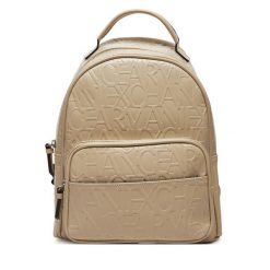 Plecak Armani Exchange. Brązowe plecaki Armani Exchange, bez wzorów. Za 519.99 zł.
