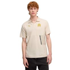 Polo OM Pumatech. Białe koszulki polo Puma, m, bez wzorów, z materiału, bez kołnierzyka, bez ramiączek. Za 281.91 zł.