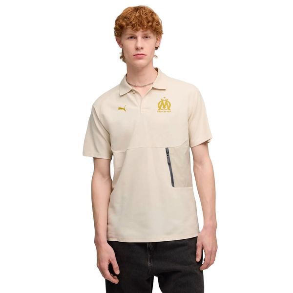 Polo OM Pumatech. Białe koszulki polo Puma, m, bez wzorów, z materiału, bez kołnierzyka, bez ramiączek. Za 282.61 zł.