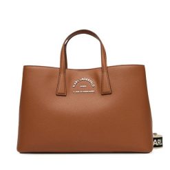 Torebka KARL LAGERFELD. Brązowe torebki klasyczne KARL LAGERFELD, bez wzorów, bez dodatków. Za 959.99 zł.