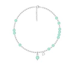 Bransoletka 16 + 5 cm Planets posrebrzana z kamieniami. Żółte bransoletki Lilou, posrebrzane. Za 199.00 zł.