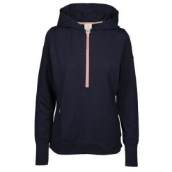 Trespass Zia - Damska bluza z kapturem na co dzień granatowa Marl. Niebieskie bluzy Trespass, bez wzorów, z kapturem. Za 312.99 zł.