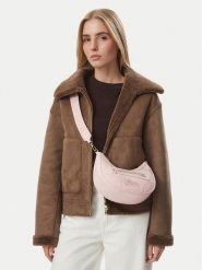 Guess Torebka J5YZ05 WGVT0 Różowy jasny. Czerwone torebki klasyczne Guess, z aplikacjami, ze skóry, bez dodatków. Za 294.99 zł.