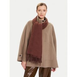 Szalik Guess. Brązowe szaliki Guess, z aplikacjami. Za 239.99 zł.