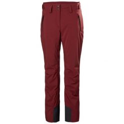 Spodnie narciarskie dla kobiet Helly Hansen Legendary. Czerwone spodnie narciarskie Helly Hansen, bez wzorów, narciarskie. Za 822.50 zł.