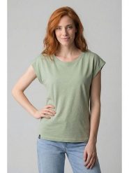 Alife and kickin Koszulka "Sigrid" w kolorze miętowym rozmiar: S. Zielone bluzki Alife and Kickin, s, bez wzorów, z bawełny, bez kołnierzyka, bez ramiączek. Za 43.99 zł.