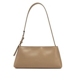 Torebka Calvin Klein. Brązowe torebki klasyczne Calvin Klein, bez wzorów, bez dodatków. Za 269.99 zł.