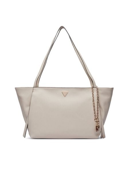 Guess Torebka Devon HWBG97 45230 Beżowy jasny. Brązowe shopper Guess, z aplikacjami, ze skóry, bez dodatków. Za 634.99 zł.