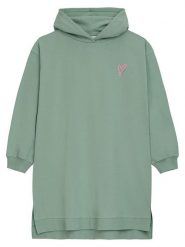 Danamade Sukienka "Dzora" w kolorze zielonym rozmiar: XL. Zielone sukienki Danamade, na co dzień, xl, bez wzorów, z bawełny, bez kołnierzyka, bez ramiączek, mini, proste. Za 88.64 zł.